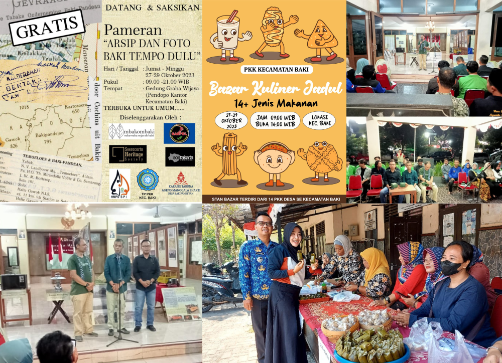 Pameran Arsip dan Foto Baki Tempo Dulu serta Bazar Kuliner Jadul