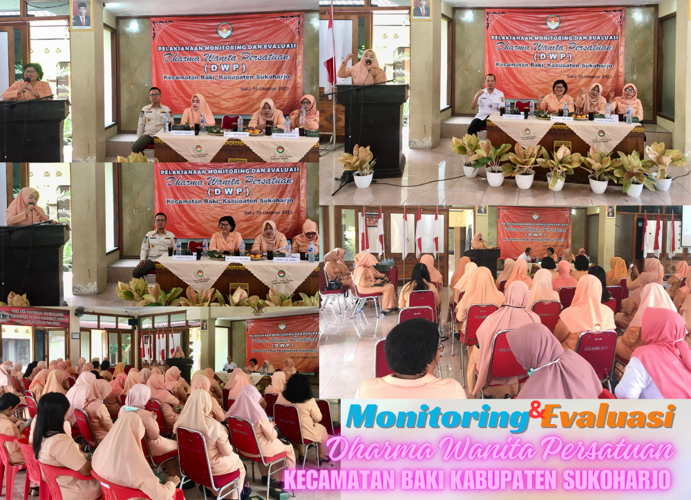 Monitoring dan evaluasi (Monev)  Dharma Wanita Persatuan